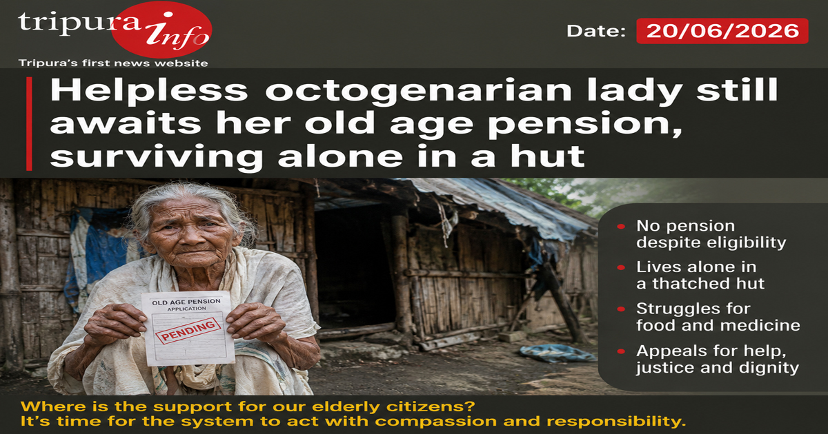 Helpless octogenarian lady still awaits her old age pension, surviving alone in a hut