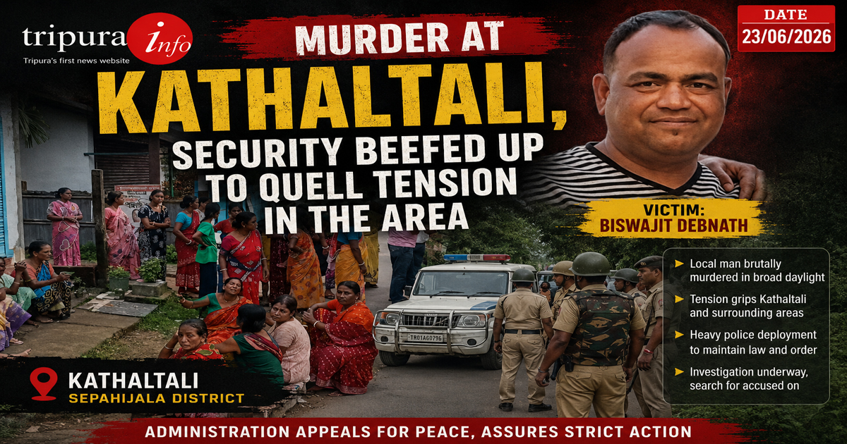 Murder at Kathaltali , security beefed up to quell tension in the area