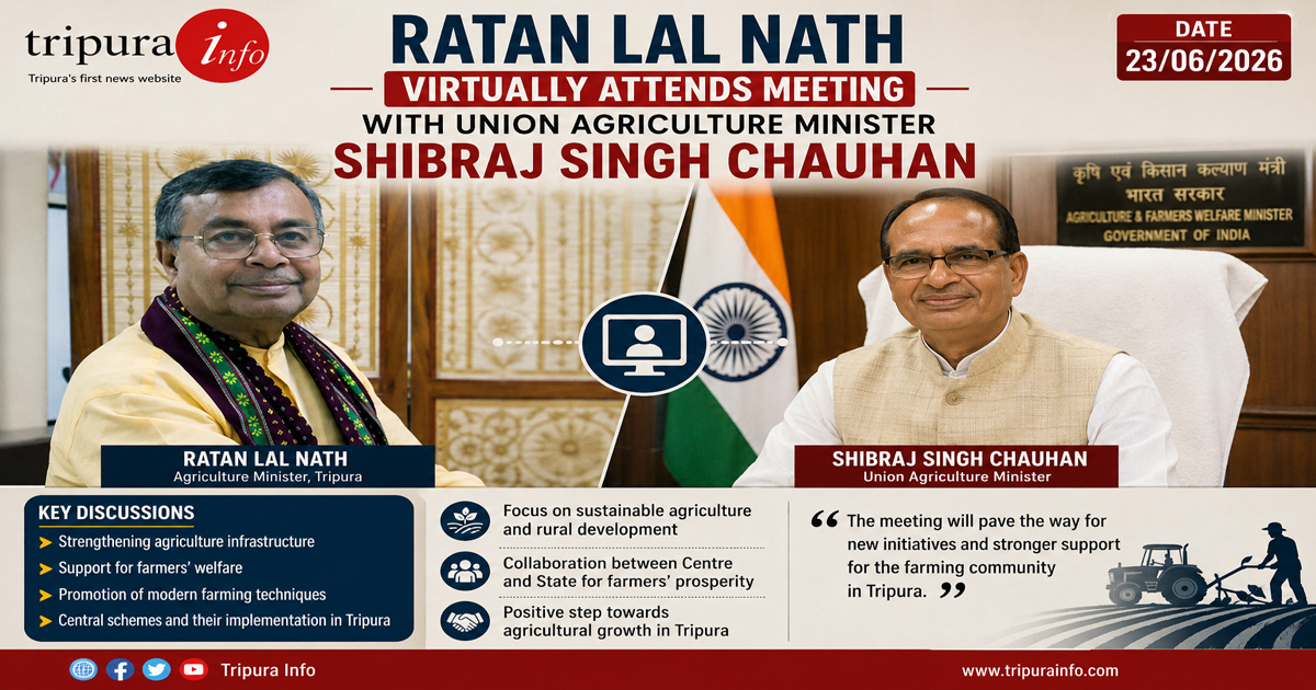 Ratan Lal Nath virtually attends meeting with union agriculture minister Shibraj Singh Chauhan