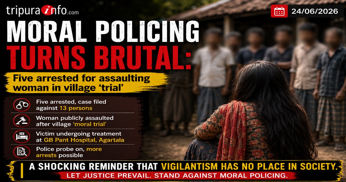 Moral policing turns brutal: Five arrested for assaulting woman in village ‘trial’