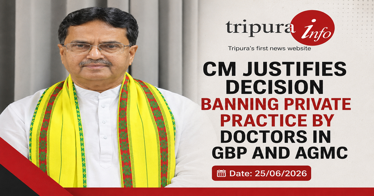CM justifies decision banning private practice by doctors in GBP and AGMC