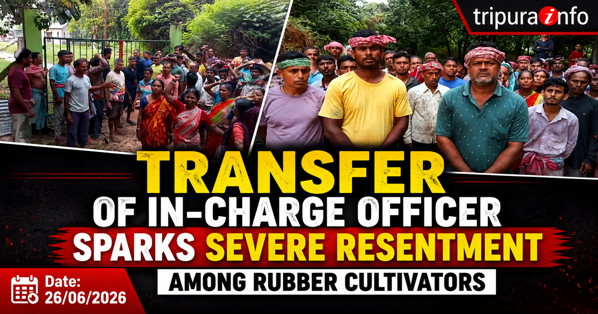 Transfer of in-charge officer sparks severe resentment among rubber cultivators