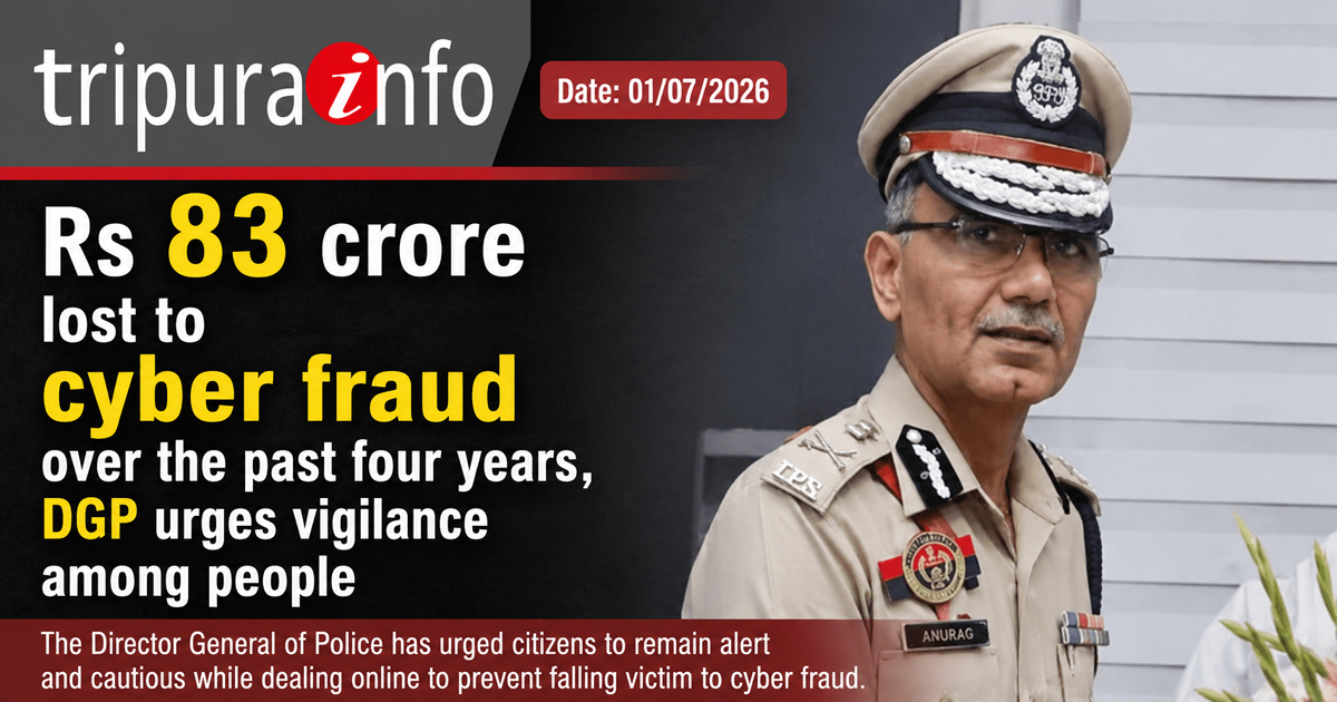 Rs 83 crore lost to cyber fraud over the past four years, DGP urges vigilance among people