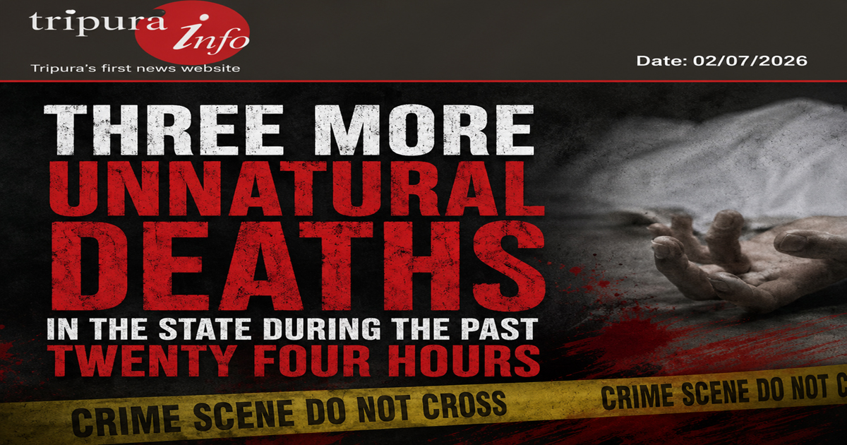 Three more unnatural deaths in the state during the past twenty four hours