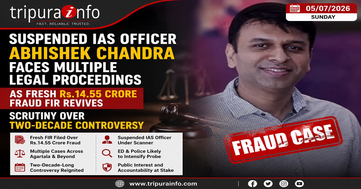 Suspended IAS Officer Abhishek Chandra Faces Multiple Legal Proceedings as Fresh Rs.14.55 Crore Fraud FIR Revives Scrutiny Over Two-Decade Controversy