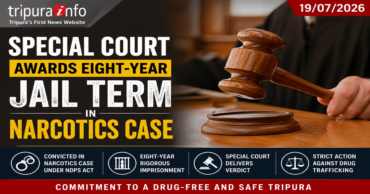 Special court awards eight-year jail term in narcotics case