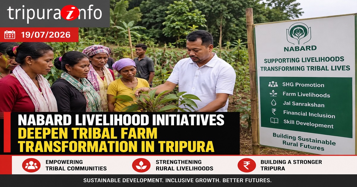 NABARD livelihood initiatives deepen tribal farm transformation in Tripura