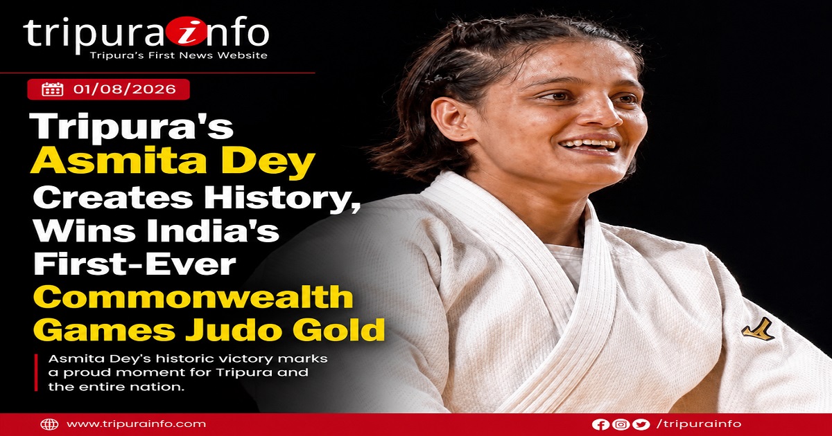 Tripura~`s Asmita Dey Creates History, Wins India~`s First-Ever Commonwealth Games Judo Gold