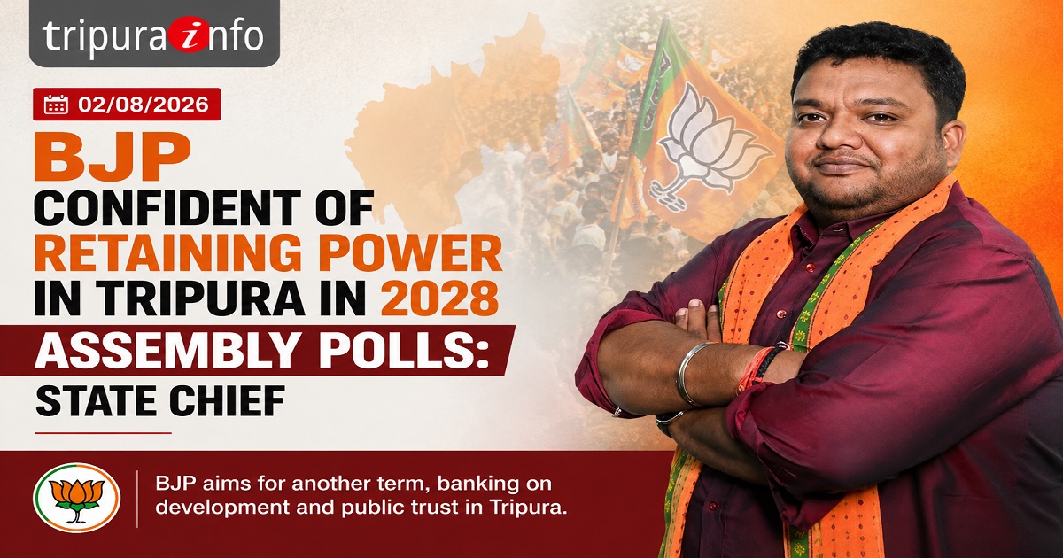 BJP confident of retaining power in Tripura in 2028 Assembly polls: State chief