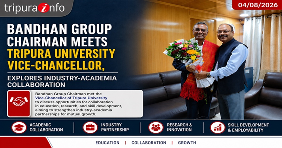 Bandhan Group Chairman Meets Tripura University Vice-Chancellor, Explores Industry-Academia Collaboration