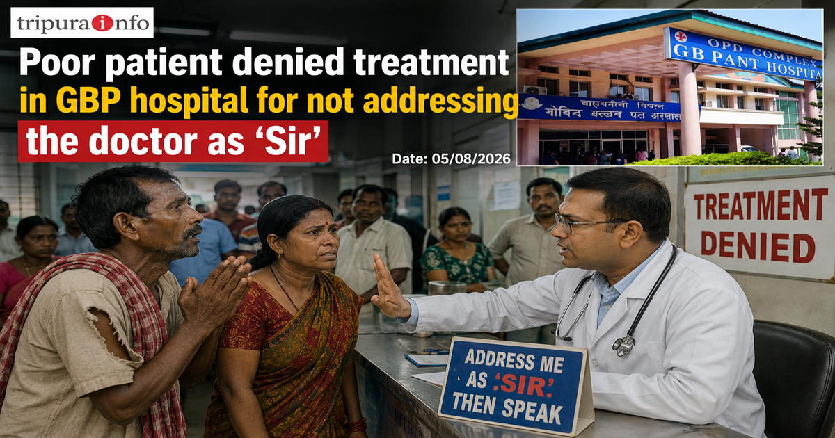 Poor patient denied treatment in GBP hospital for not addressing the doctor as ‘Sir’