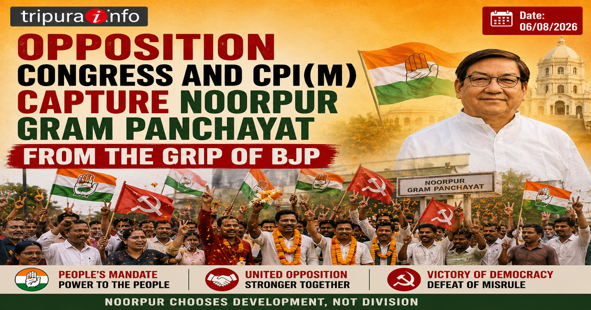 Opposition Congress and CPI (M) capture Noorpur Gram Panchayat from the grip of BJP