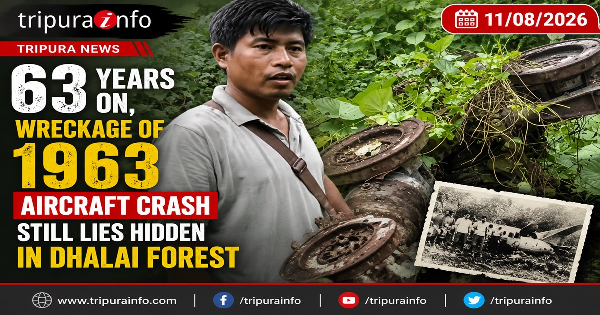 63 Years On, Wreckage of 1963 Aircraft Crash Still Lies Hidden in Dhalai Forest