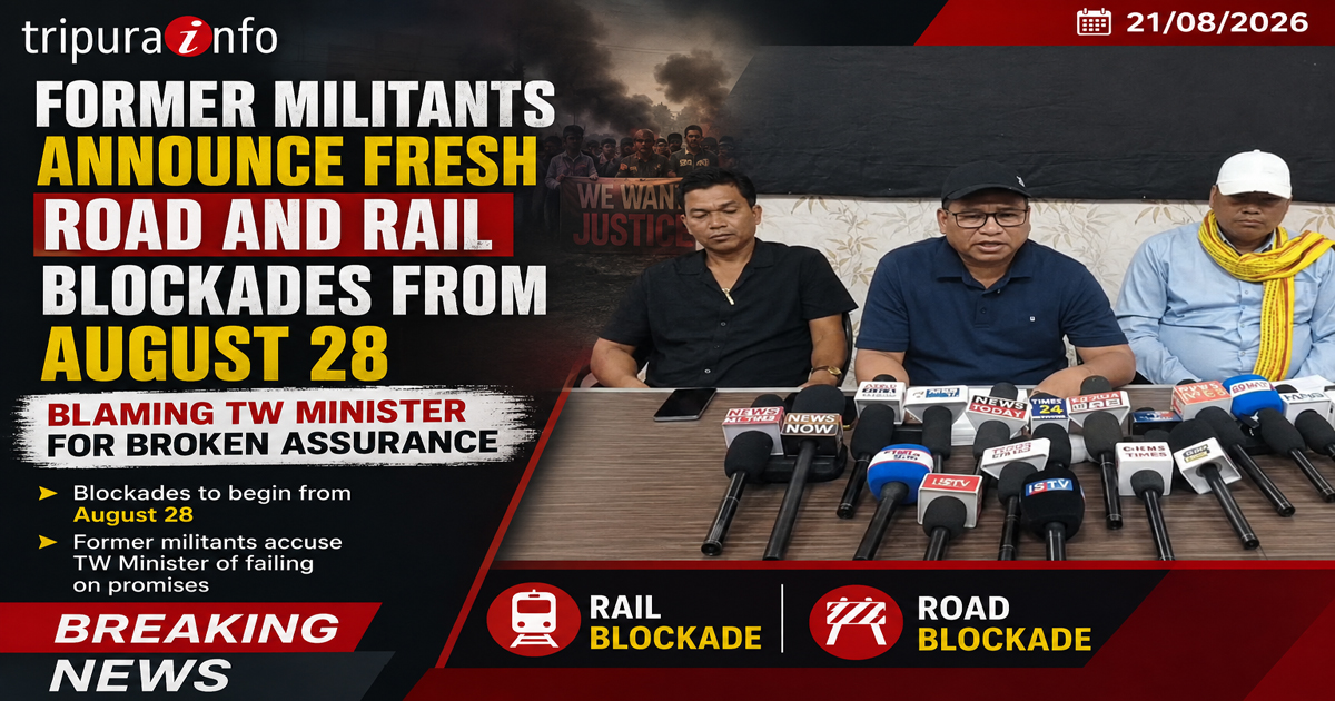 Former Militants Announce Fresh Road and Rail Blockades from August 28, Blaming TW Minister  for Broken Assurance