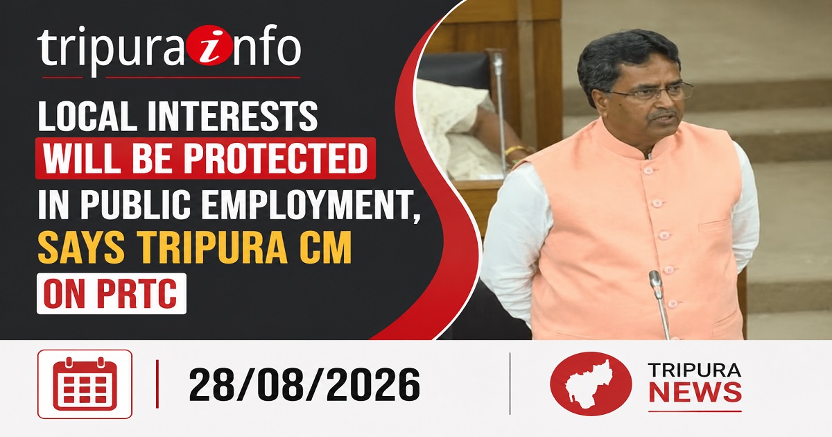 Local interests will be protected in public employment, says Tripura CM on PRTC