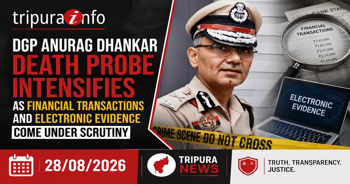 DGP Anurag Dhankar Death Probe Intensifies as Financial Transactions and Electronic Evidence Come Under Scrutiny
