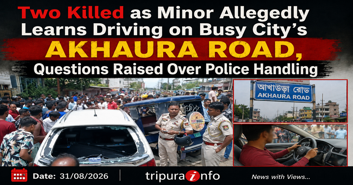 Two Killed as Minor Allegedly Learns Driving on Busy City~`s Akhaura Road,  Questions Raised Over Police Handling
