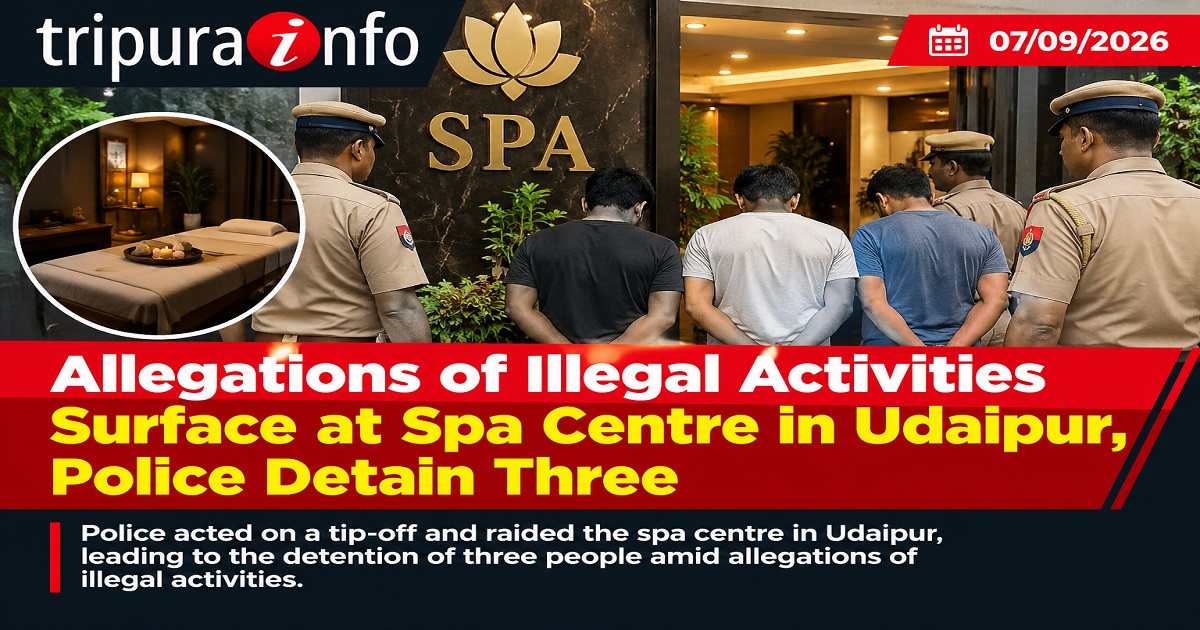 Allegations of Illegal Activities Surface at Spa Centre in Udaipur, Police Detain Three