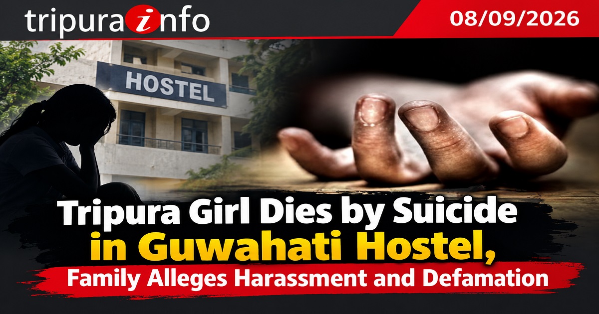 Tripura Girl Dies by Suicide in Guwahati Hostel, Family Alleges Harassment and Defamation