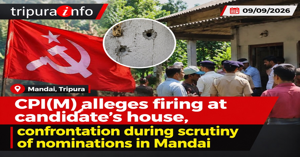 CPI(M) alleges firing at candidate’s house, confrontation during scrutiny of nominations in Mandai
