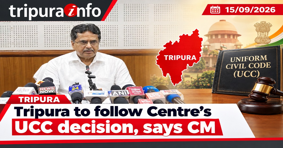 Tripura to follow Centre’s UCC decision, says CM