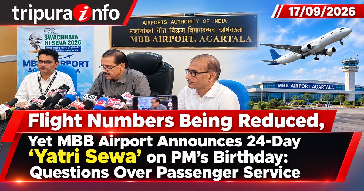 Flight Numbers Being Reduced, Yet MBB Airport Announces 24-Day ‘Yatri Sewa’ on PM’s Birthday: Questions Over Passenger Service