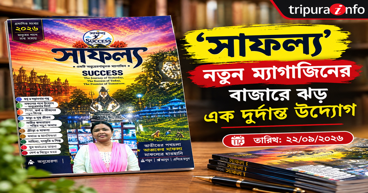 ‘Safalya’ (success) a new magazine storms market as a daring venture