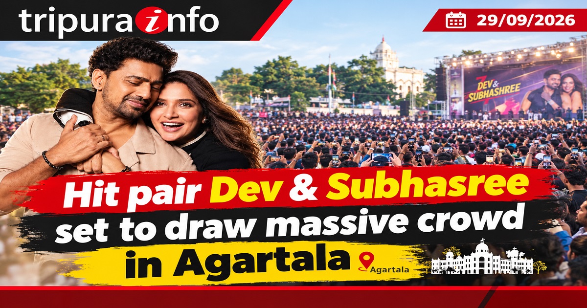 Hit pair Dev & Subhasree set to draw massive crowd in Agartala