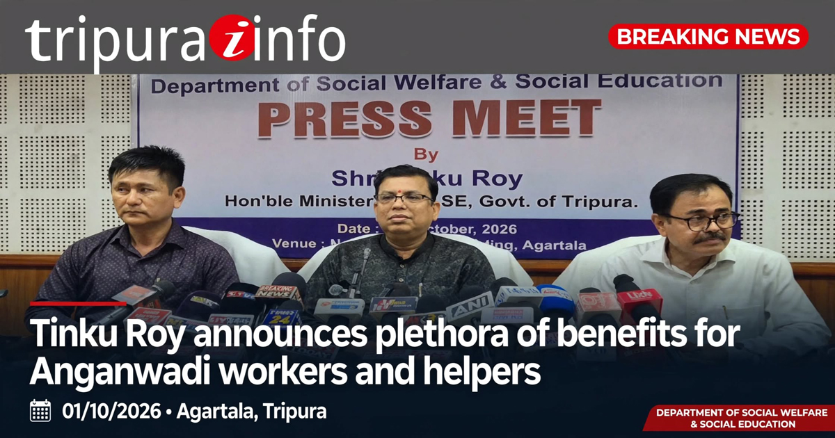 Tinku Roy announces plethora of benefits for Anganwadi workers and helpers