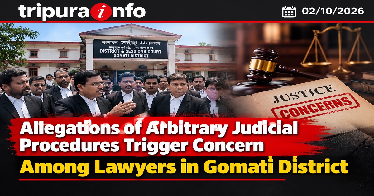 Allegations of Arbitrary Judicial Procedures Trigger Concern Among Lawyers in Gomati District