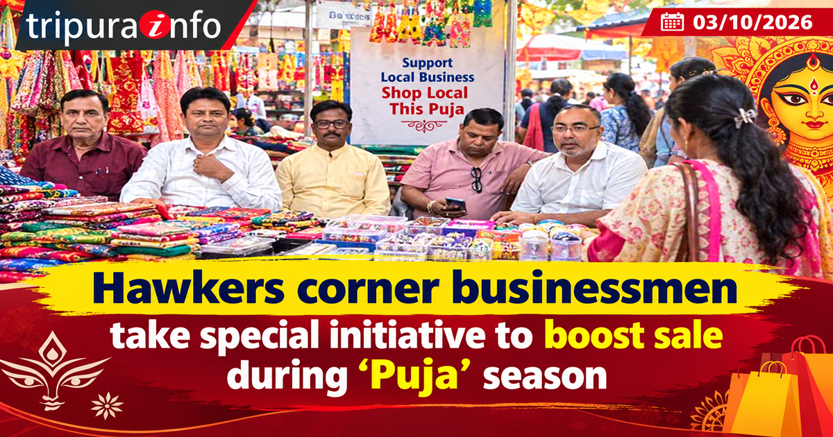 Hawkers corner businessmen take special initiative to boost sale during ‘Puja’ season