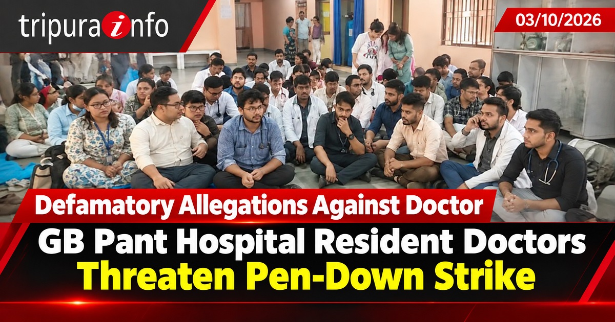 Defamatory allegations against doctor: GB Pant Hospital resident doctors threaten pen-down strike