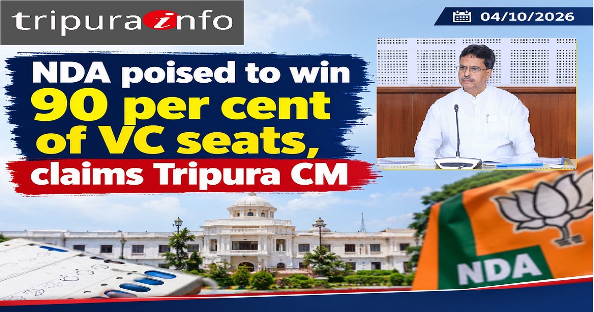 NDA poised to win 90 per cent of VC seats, claims Tripura CM