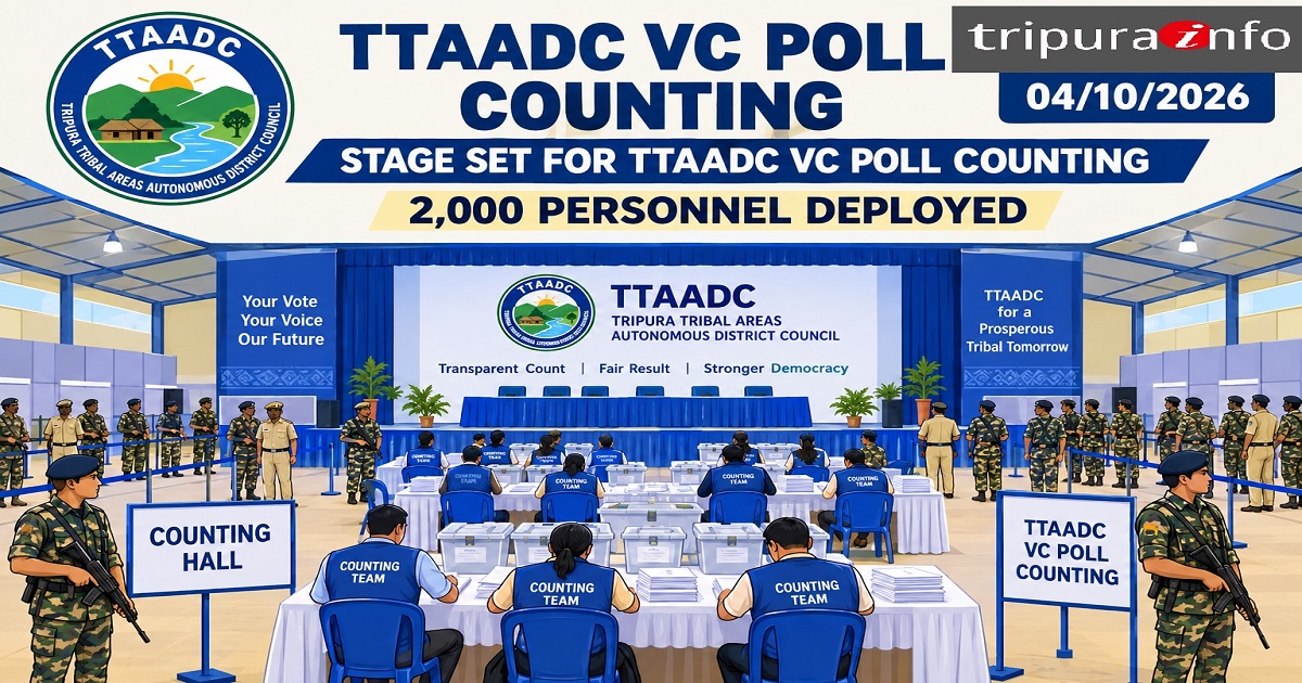 Stage set for TTAADC VC poll counting; 2,000 personnel deployed