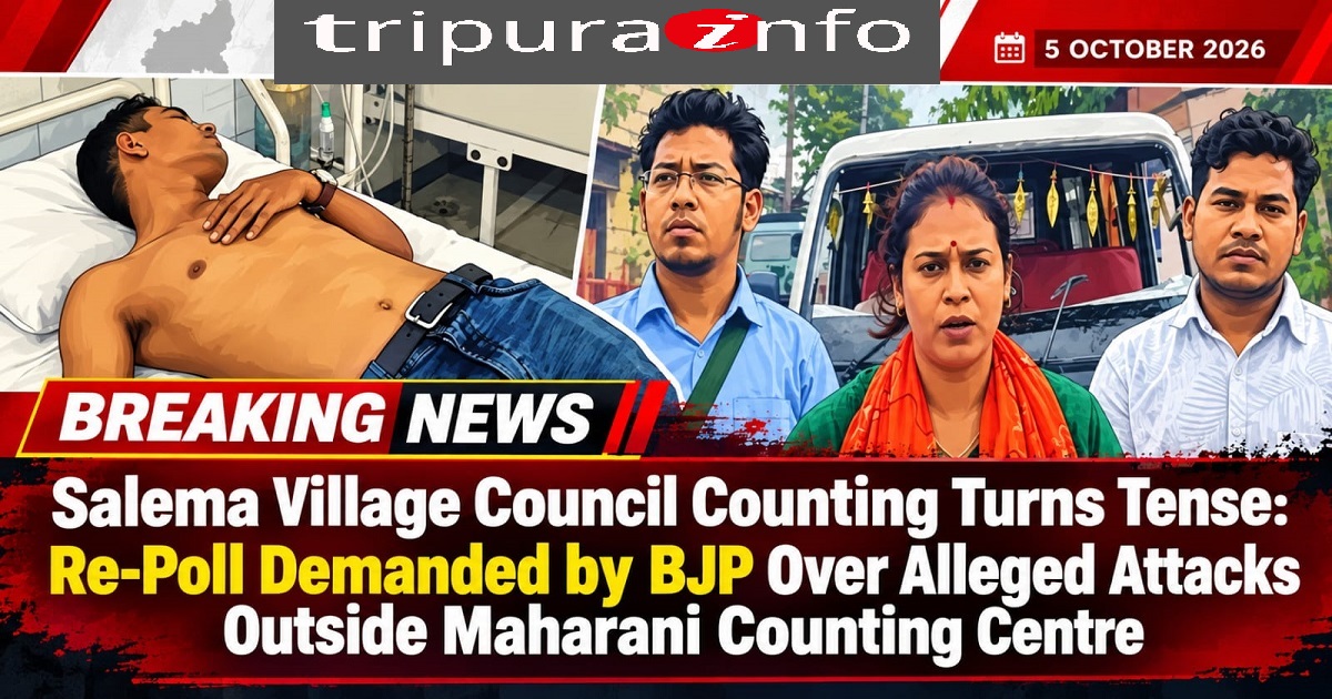 Salema Village Council Counting Turns Tense: Re-Poll Demanded by BJP Over Alleged Attacks Outside Maharani Counting Centre
