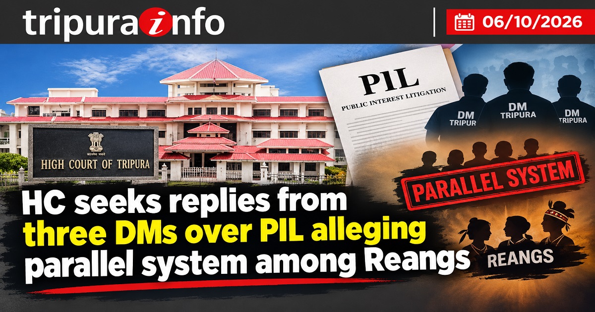 HC seeks replies from three DMs over PIL alleging parallel system among Reangs