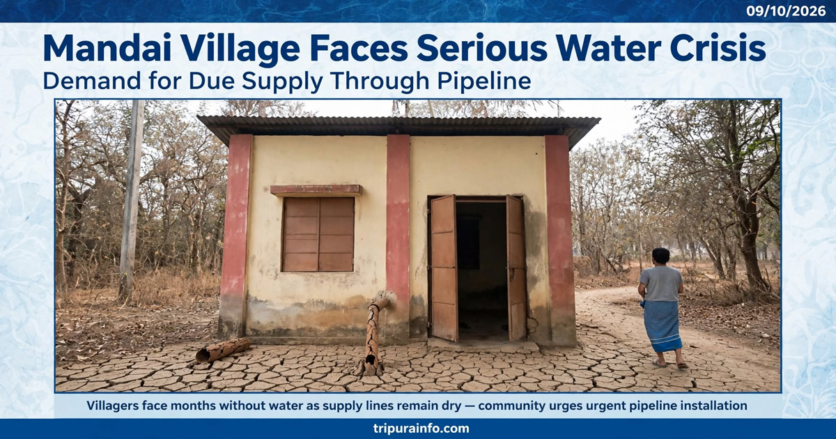Mandai village affected by serious water crisis, demand for due supply of water through pipeline