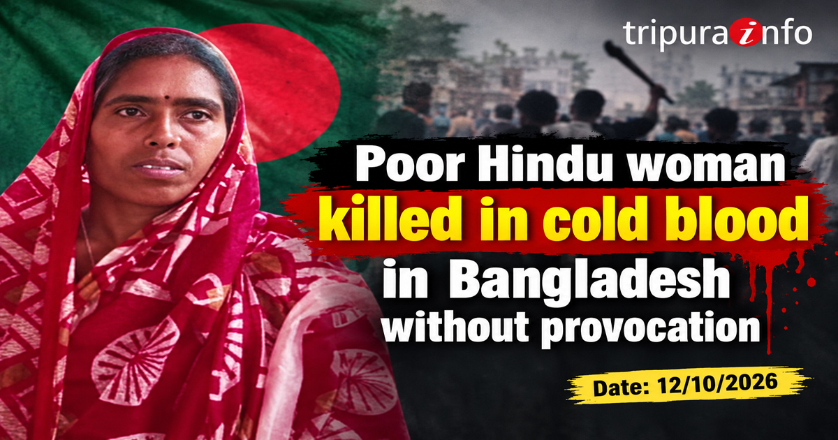 Poor Hindu woman killed in cold blood in Bangladesh without provocation
