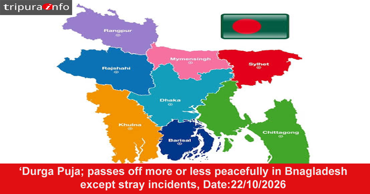 ‘Durga Puja; passes off more or less peacefully in Bnagladesh except stray incidents